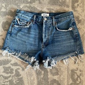 AGOLDE Parker Denim Cutoff Shorts
